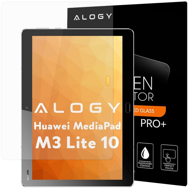 Tvrzené sklo Alogy 9H 2.5D pro Huawei MediaPad M3 Lite 10