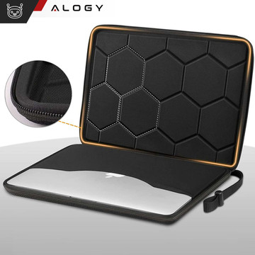 Laptop Sleeve, MacBook Air Pro 13.3" Alogy Hard Foam Bag Protective Case for 13-14" Laptops Black