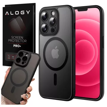 Pouzdro pro Apple iPhone 13 Pro Alogy MagSafe Hybrid Matte Case Matný kryt s ochranným sklem objektivu