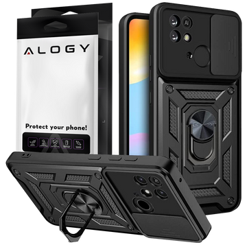 Pouzdro Alogy Camshield Stand Ring s krytem fotoaparátu pro Xiaomi Redmi 10c