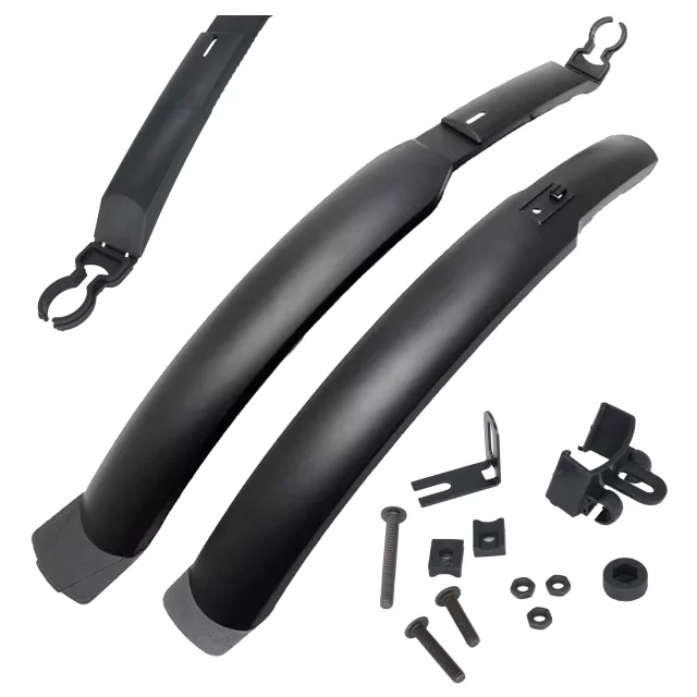 Plattform-Fahrradpedale für MTB-Fahrräder, Aluminium 9/16" Schwarzes Aluminium-Set [2 Stk.]