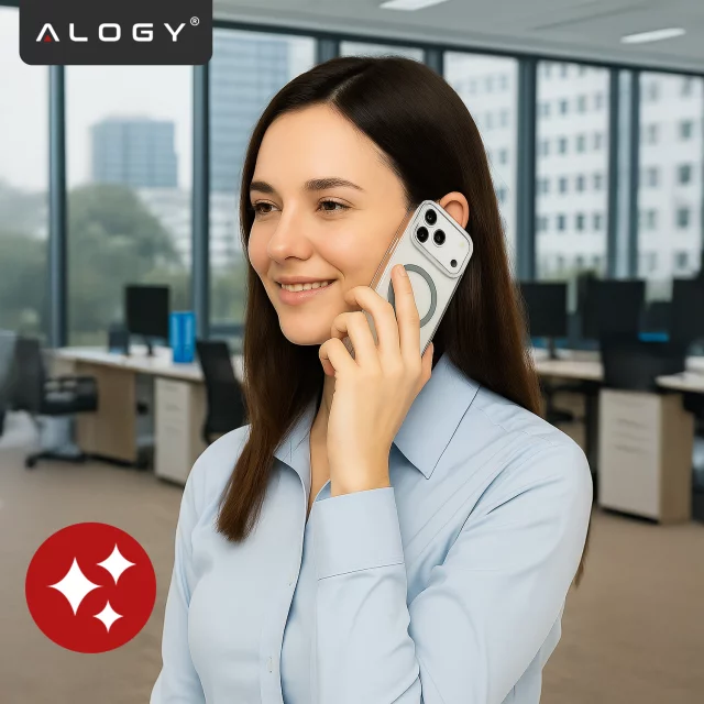 Etui do Apple iPhone 17 Pro Max – matowa obudowa do MagSafe z ochroną obiektywu, smukłe i odporne na zarysowania, idealne dopasowanie – Alogy Skinny MatteCase™ Białe