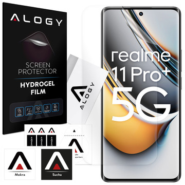 Hydrogel Film for Realme 11 Pro 5G/ 11 Pro Plus 5G Phone Screen Protector Alogy Hydrogel Film