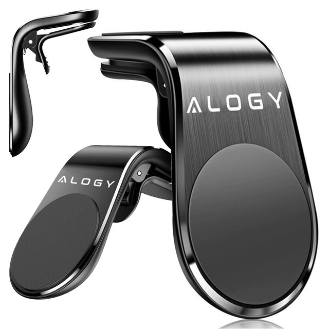 Magnetický držák do auta Alogy na mřížku černý