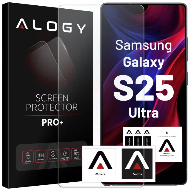 Szkło hartowane do Samsung Galaxy S25 Ultra ochronne szkiełko na ekran 9H Alogy Heavy Pro+™️
