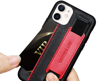Kožené pouzdro Alogy pro Apple iPhone 12 Mini 5.4 Black Glass