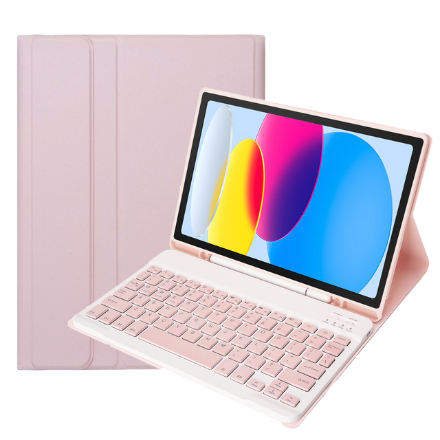 Ochranné pouzdro s bezdrátovou klávesnicí Alogy Keyboard Case s držákem stylusu pro Apple iPad 10.9 2022 Black Glass