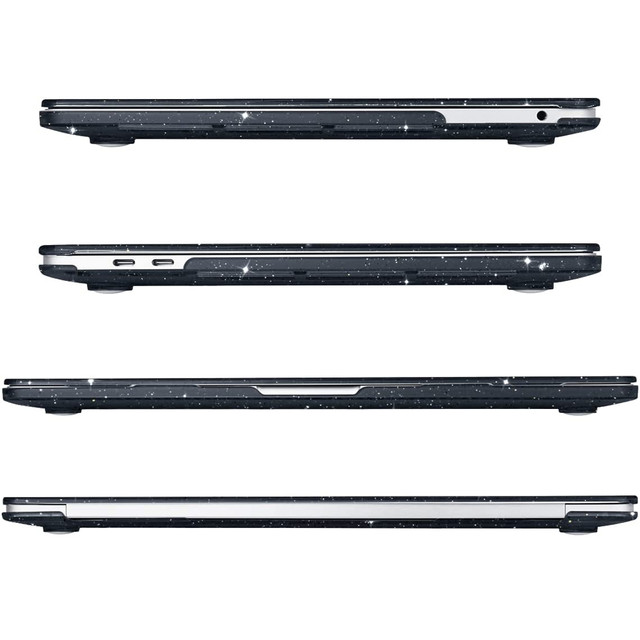 Etui obudowa Alogy Hard Case do Apple MacBook Pro 13 2016-2020 Glitter Black
