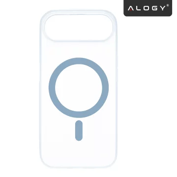 Apple iPhone 17 Air Case – Matte MagSafe Cover with Lens Protection, Slim and Scratch-Resistant, Perfect Fit – Alogy Skinny MatteCase™ Sky Blue