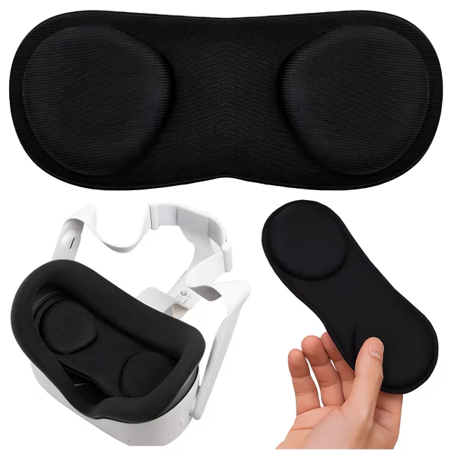 Osłona do soczewek Alogy VisionGuard do gogli okularów VR do Meta Quest 3 Czarna