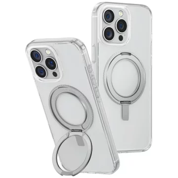 Průhledný otočný stojánek UNIQ Swivix o 360 stupňů pro iPhone 16 Pro Max