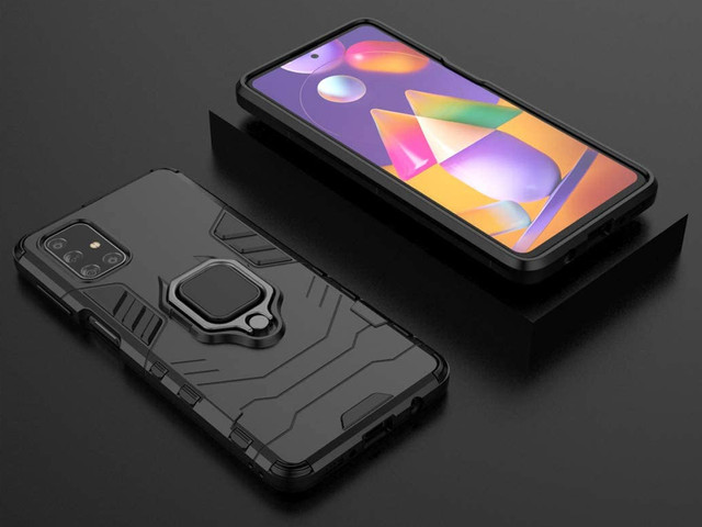 Etui Alogy Stand Ring Armor do Samsung Galaxy M31s czarne