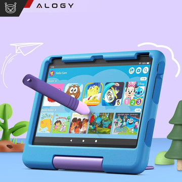Stylus Capacitive Touch Pen for Phone Tablet Screens Alogy Stylus Pen for Kids 10cm Purple