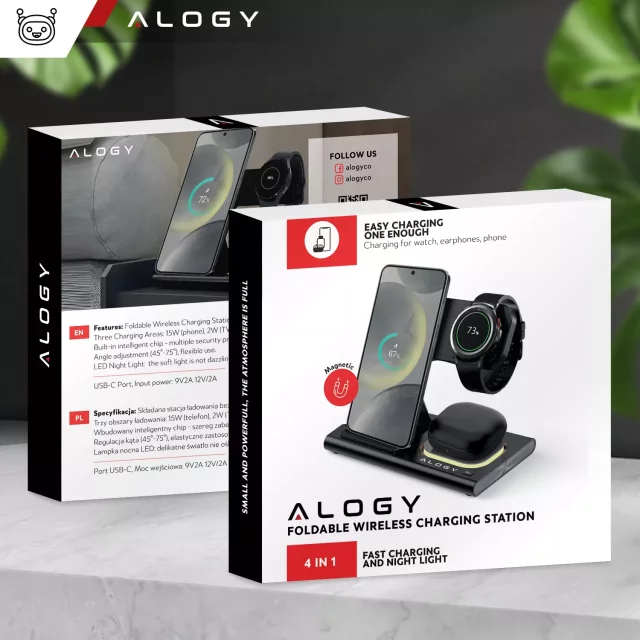 Kabelloses Ladegerät für Samsung: 3-in-1 kabellose Ladestation für Samsung Galaxy Watch 7/6/5/4/3 Pro Classic, Galaxy Buds für S24 Ultra, S23, S22, S21, S20, Note 20/10, Z Fold
