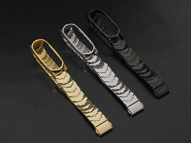 V-Style GT band Mijobs bracelet for Xiaomi Mi Band 3/4 black