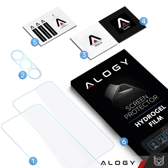 Tvrzené sklo pro Samsung Galaxy S23 FE 2x ochranná fólie na displej 1x čočka objektivu fotoaparátu Pro 9H Alogy Glass Set