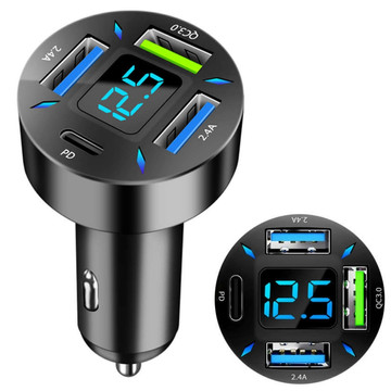 Alogy Car Charger 66W 3x USB 1x USB-C Type C Quick Charge QC 3.0 PD