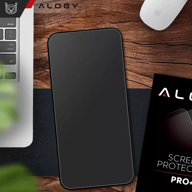 Alogy Privacy Glass gehärtetes Glas für Apple iPhone 16 Pro, matte Displayschutzfolie