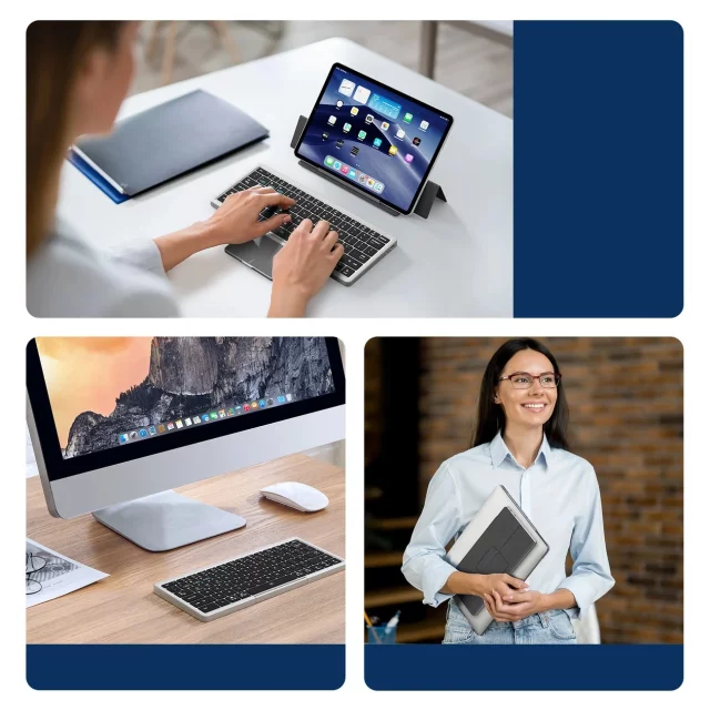 Bezprzewodowa klawiatura Bluetooth Dux Ducis OK Series z touchpadem – czarna