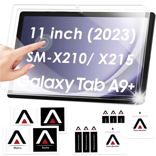 2x Tvrzené sklo pro Samsung Galaxy Tab A9 Plus 2023 11" X210/X215/X216 pro obrazovku tabletu Alogy Pro 9H