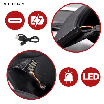 Alogy Plug Extender rozbočovač zásuvek rozbočovač adaptér prodlužovací kabel s indukční nabíječkou Qi 4x EU zástrčka 4x USB 2x USB-C Černá