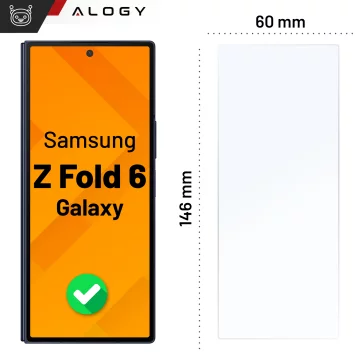 Tvrzené sklo pro Samsung Galaxy Z Fold 6 Alogy Screen Protector PRO ochrana displeje pro externí displej telefonu