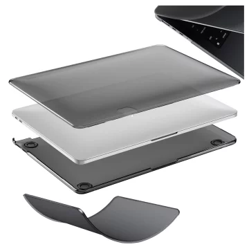 Etui ochronne do Apple Macbook Pro 16 - M1/M2/M3/M4 2021-2024 2025 Alogy AirGuard™ Elastyczna obudowa Matowa Czerń