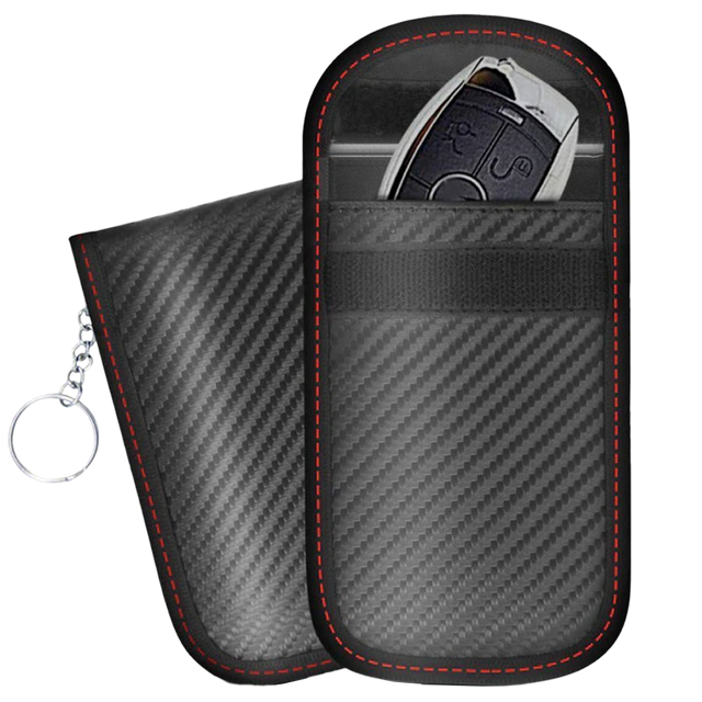 Antykradzieżowe etui x2 na klucze Alogy pokrowiec blokujący sygnał 14x9.5cm