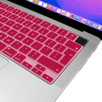 Alogy Silicone Keyboard Cover for Apple Macbook Pro 14/16 M1 2021 Pink