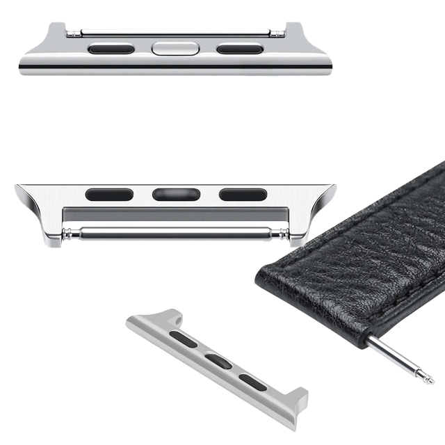 Alogy Band Clasp Adapter for Apple Watch 38/40/41mm Silver
