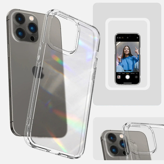 Kryt Spigen Ultra Hybrid Frost Clear Glass pro Apple iPhone 14 Pro