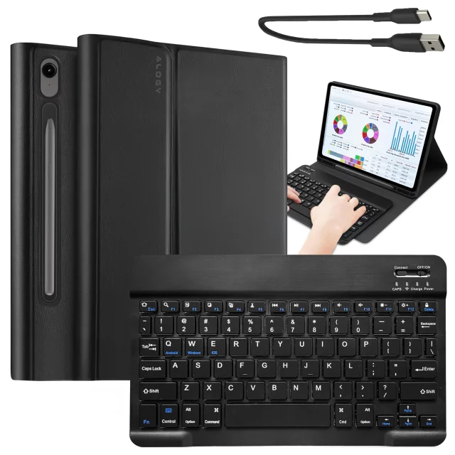 HUB-Splitter Alogy-Adapter für Computer-Laptop mit USB-C auf 3x USB-A 2.0 1x USB-A 3.0 Grau