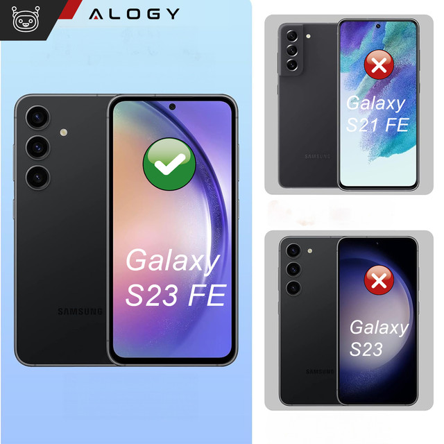 Pouzdro pro Samsung Galaxy S23 FE Plus Mag Safe Hybrid Case Zadní kryt pouzdra Anti-Shock Clear Alogy Transparent