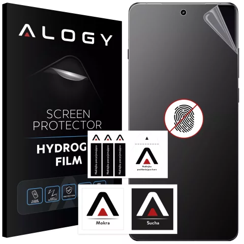 „MATTE“-Folie für OnePlus 12 Hydrogel Alogy HydroSkin Matte Pro™-Bildschirm für „FINGERPRINT FREE“-Hülle