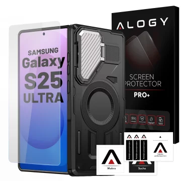 Pouzdro pro Apple iPhone 16 Pro Max Alogy Anti-Shock Hybrid Case pro MagSafe Transparent