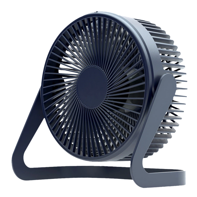 Leiser Tischventilator Alogy tragbarer kabelgebundener USB-Tischventilator Marineblau
