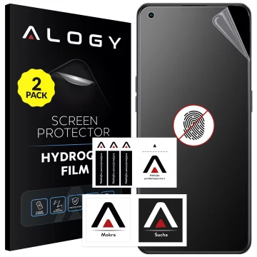 2x Folia "MATOWA" do Oppo Reno7 4G Hydrożelowa Alogy HydroSkin Matte Pro™ na ekran do etui "BEZ ODCISKU PALCÓW"