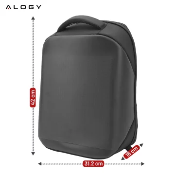 Alogy Plug Extender rozbočovač zásuvek rozbočovač adaptér prodlužovací kabel s indukční nabíječkou Qi 4x EU zástrčka 4x USB 2x USB-C Černá