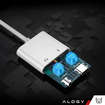 HUB splitter Alogy Adaptér pro počítačový notebook s USB-C na 3x USB-A 2.0 1x USB-A 3.0 šedý
