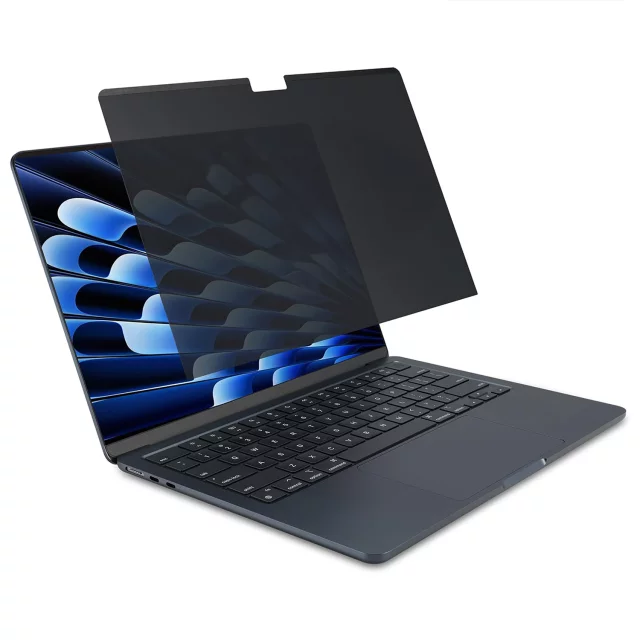 Magnetyczna folia prywatyzująca do Macbook Pro 16" 2021-2024 – ochrona prywatności, łatwy montaż, pokrowiec do przechowywania, redukcja odblasków – Alogy SecureView™