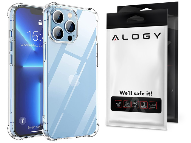 ShockProof Alogy Armor Case for Apple iPhone 13 Pro Max 6.7 Transparent