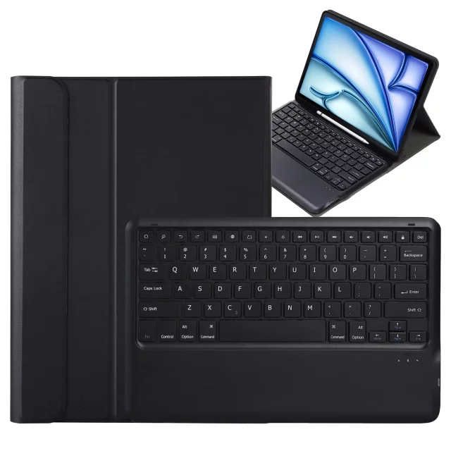 Etui ochronne z klawiaturą Alogy Keyboard case z miejscem na rysik klawiatura bezprzewodowa do Apple iPad Air 13" czarne