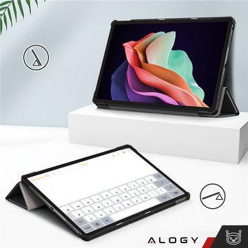 Case for Lenovo Tab P11 2gen 11.5 TB350FU TB350XU Alogy Book Cover Case Housing Protective Black Glass