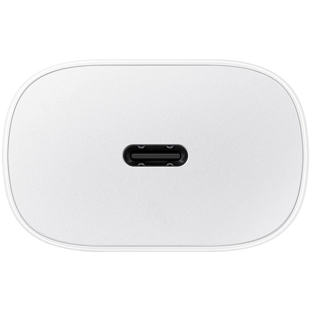 Nástěnná nabíječka 3,6A 25W rychlé napájení PD USB-C Type-C Jeden bílý kabel USB-C