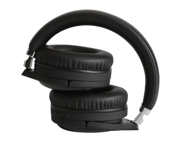 Alogy On-Ear Wireless Headphones with ANC Bluetooth 5.0 Mic Black
