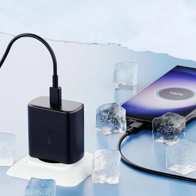 Ładowarka Sieciowa oryginalna Samsung EP-T2510NBE Szybkie Ładowanie PowerDelivery PD 25W Czarna