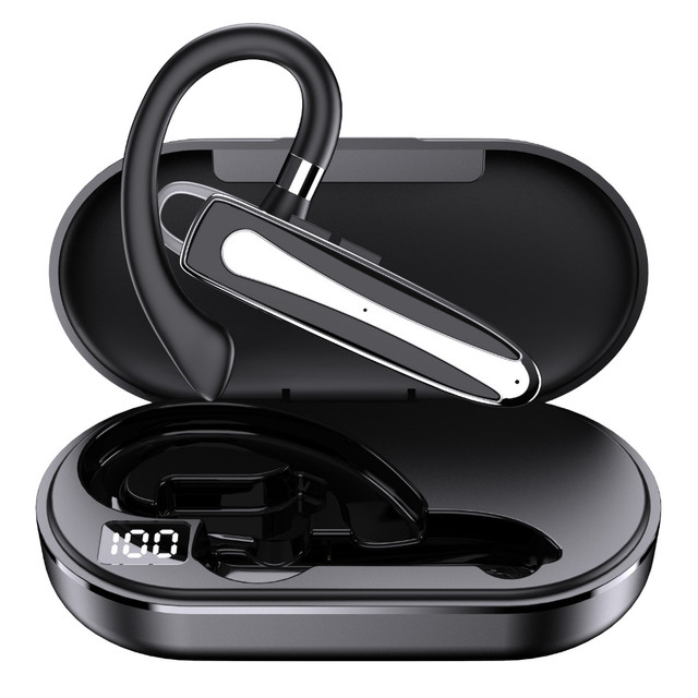 Bluetooth 5.1 Headset for Car Wireless Earphone for Car Driver Loud YYK-530 with PowerBank Charging Dock