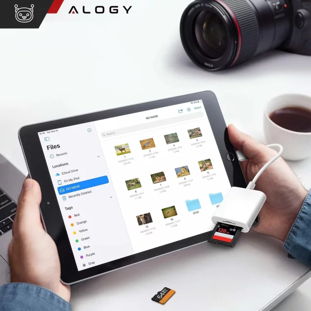 Alogy SD-Micro-Kartenleser für iPhone USB-C-Adapter