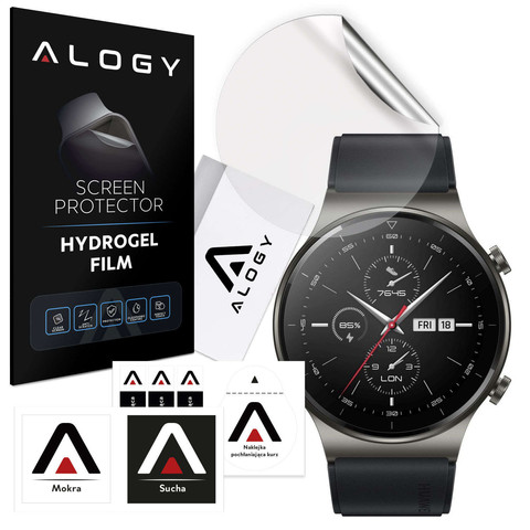 Alogy hydrogel protective film for smartwatch Huawei Watch GT2 Pro