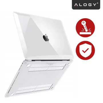 Etui Alogy Hard Case für Apple Macbook Air 13 2022 M2 A2681 13,6" Przezroczyste